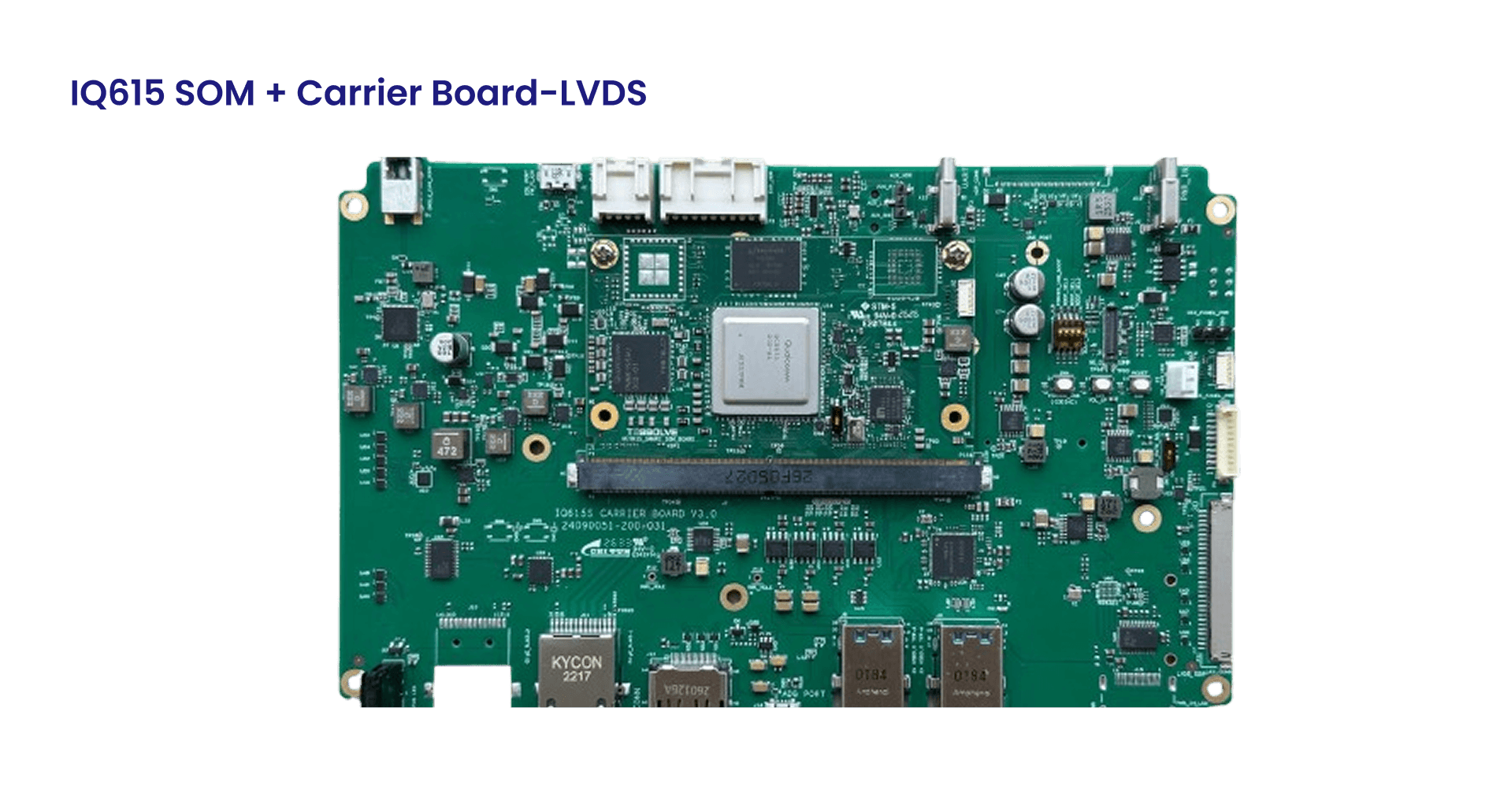IQ615-SOM-Carrier-Board-LVDS